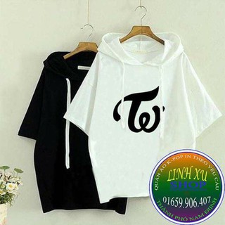 Áo hoodie twice tay lỡ