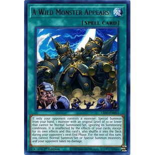 Thẻ bài Yugioh - TCG - A Wild Monster Appears! / LED7-EN052'