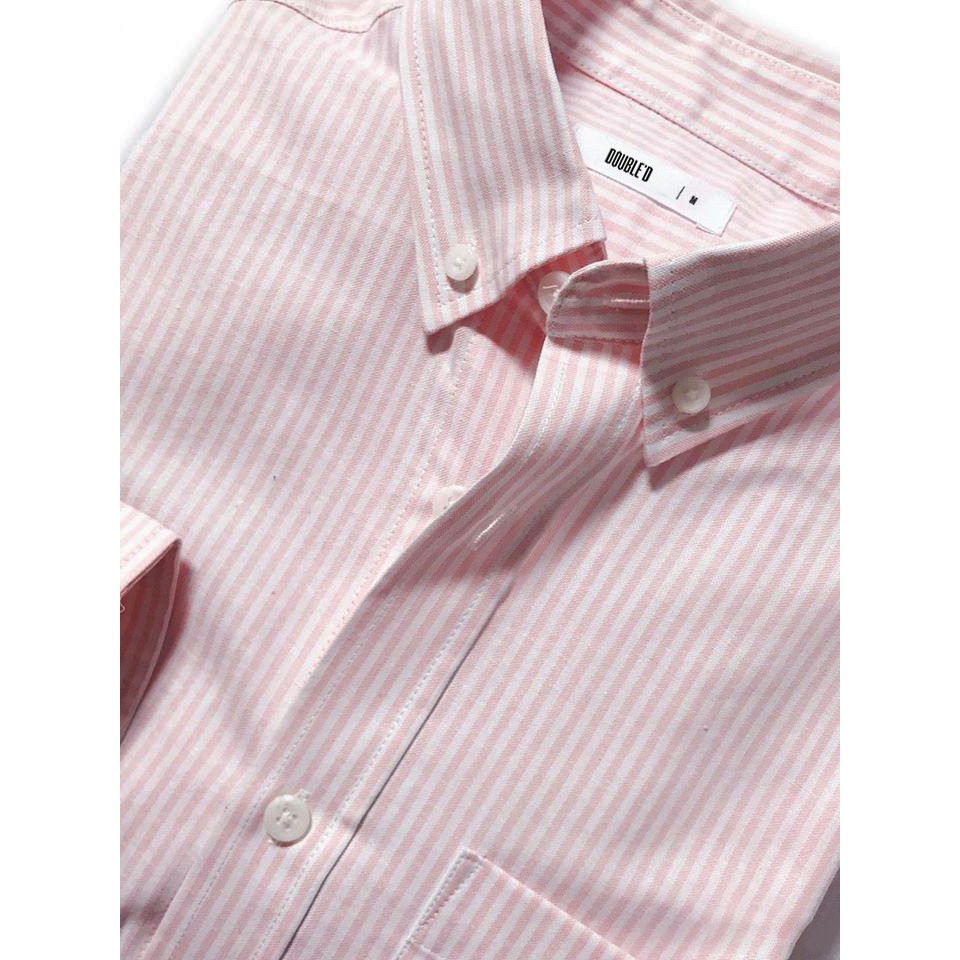 Áo sơ mi nam DOUBLE'D màu hồng kẻ sọc SSLHONG00 | BigBuy360 - bigbuy360.vn
