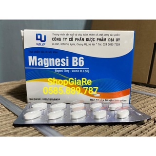 Magnesi B6 bổ sung vitamin B6 và Magnesi 100viên