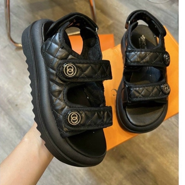 Sandal nữ quai ngang hàng đẹp,dép sandal đi học đi chơi độn đế hàng cao cấp hottren 2022