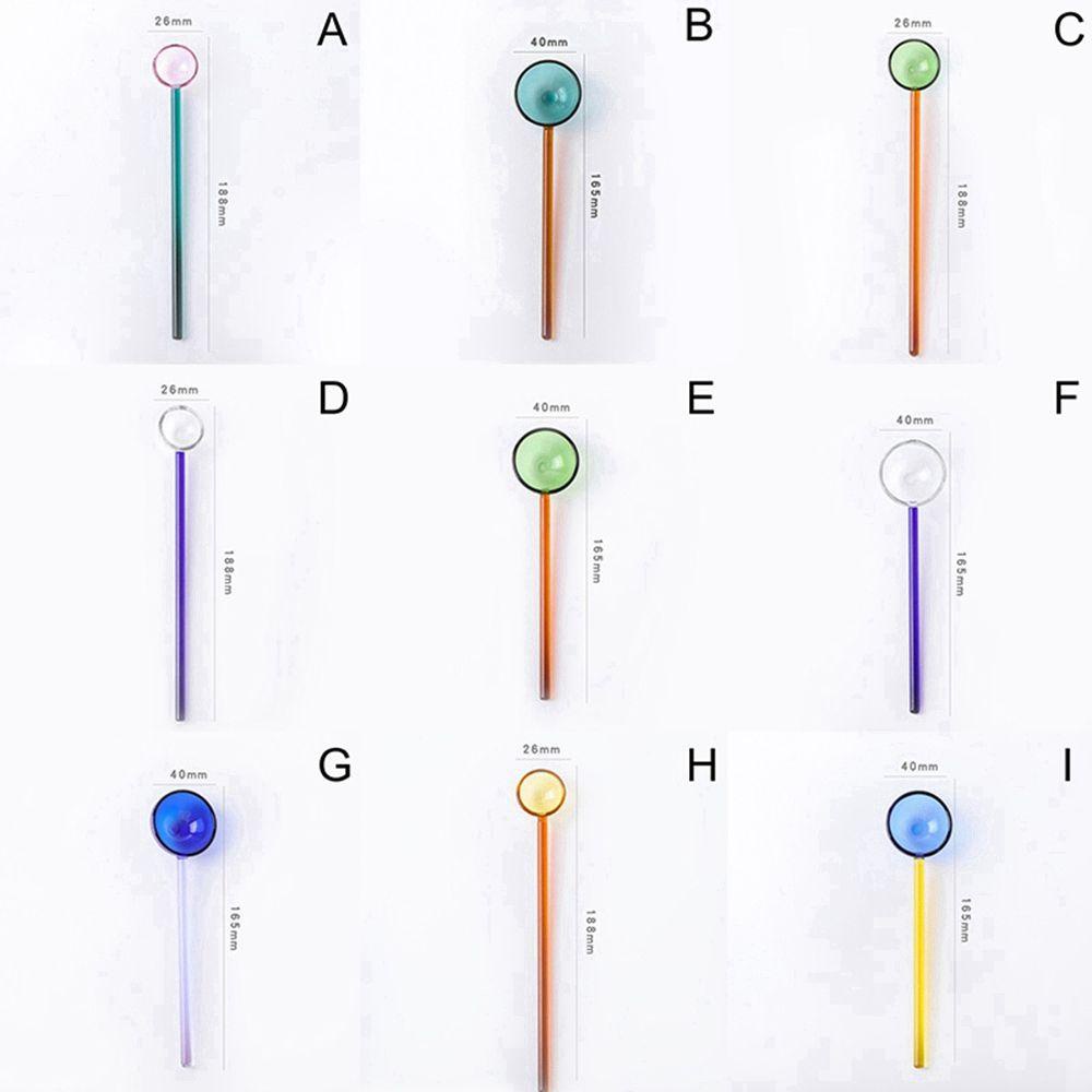 Muỗng Cà Phê Cán Dài Bằng Thủy Tinh Cao Cấp