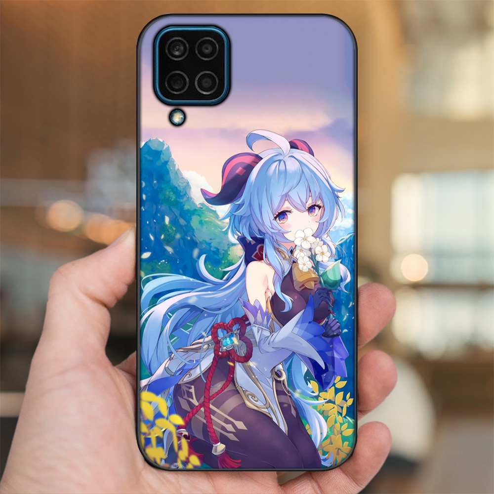 Ốp lưng Samsung M32, M33, M53, M62 viền đen in hình Ganyu Genshin Impact