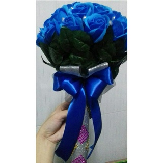 Hoa cưới hoa hồng sáp thơm