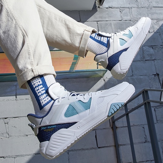 Giày Thể Thao Buộc Dây Màu Trắng Mềm Mại Chống Mòn Thời Trang Cho Nam Epoch 2.0