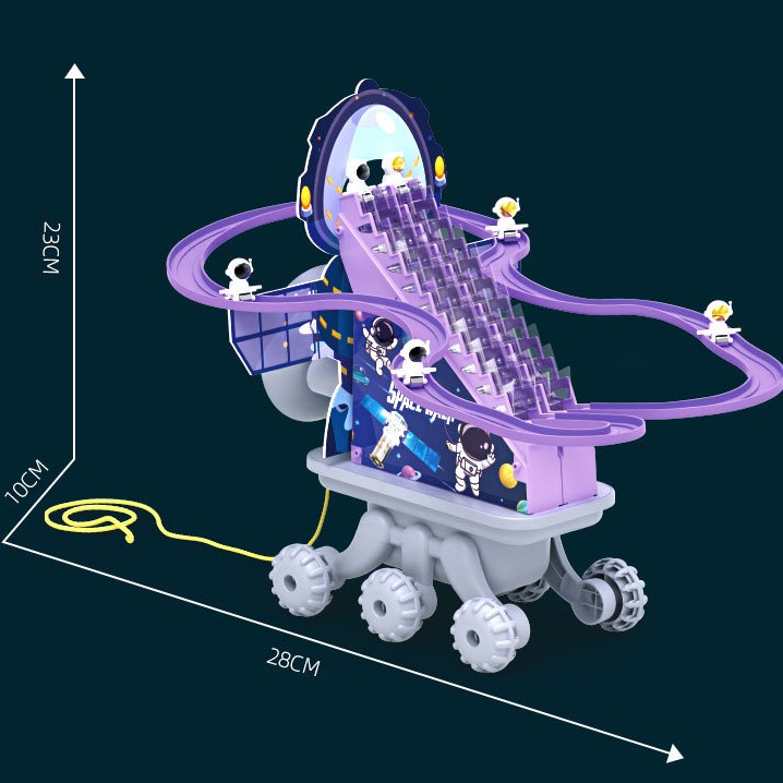 [Hàng sẵn] Cầu trượt không gian, Cầu thang điện tử, Đồ chơi phi hành gia vũ trụ, Space Astronaut, Phi hành gia cho bé