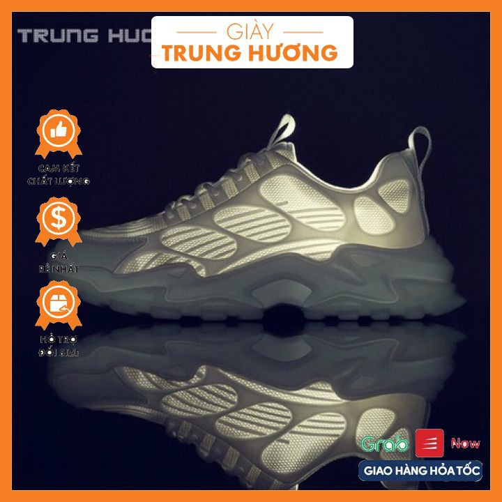 [BÁN LỖ XIN 5 SAO] Giày Thể Thao Nam, Giày Sneaker Màu Trắng - CHÍNH HÃNG, HÀNG CAO CẤP Trung Hương B76 fullbox