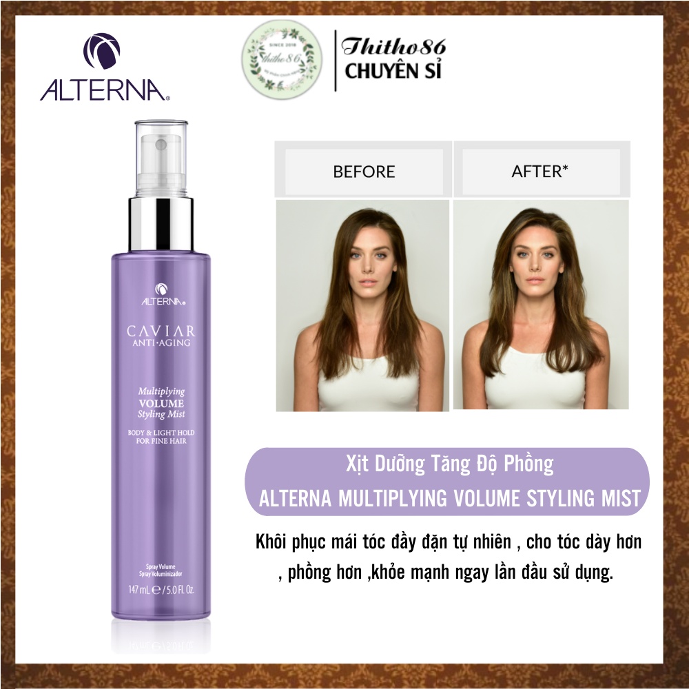 Xịt Dưỡng Tóc Tăng Độ Phồng ALTERNA Caviar Multiplying Volume Styling Mist 147ml