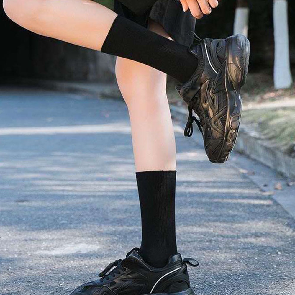 Đôi vớ cotton phong cách harajuku thời trang dành cho nam và nữ nhiều màu tùy chọn