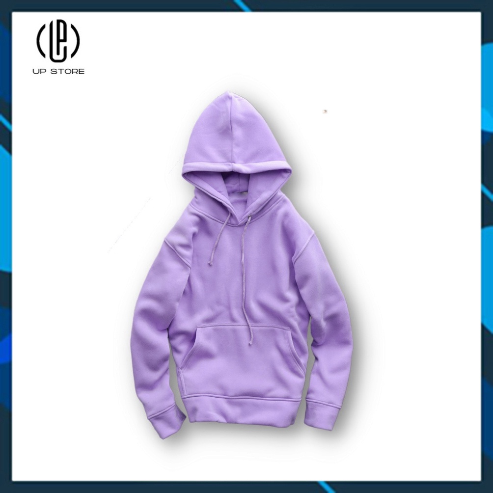 Áo khoác hoodie nỉ bông tay dài có nón from rộng dễ phối chất vải dày mịn upstore