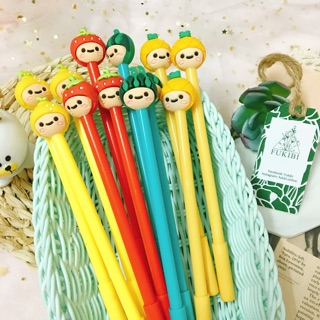 BÚT GEL TRÁI CÂY CHIBI ẢNH THẬT