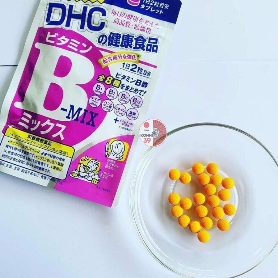 Viên uống Vitamin B tổng hợp DHC Vitamin B Mix 30 ngày và 90 ngày - Bahachiha