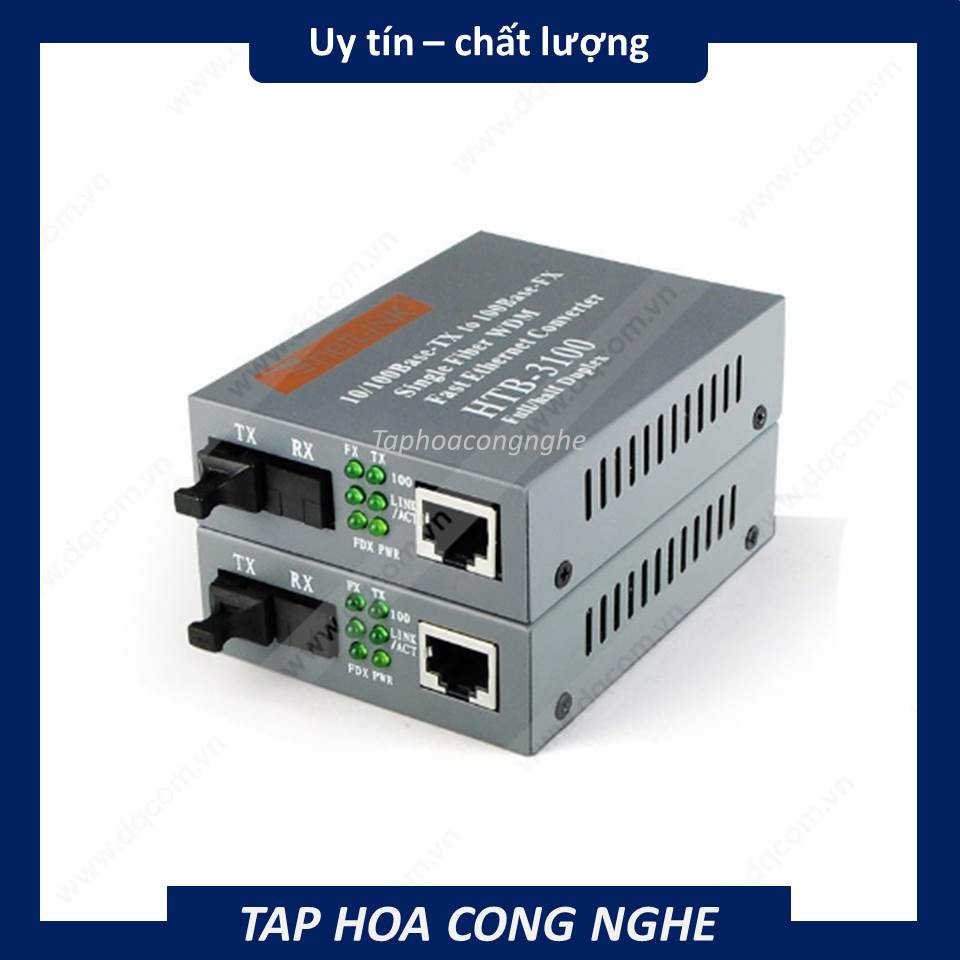 Bộ chuyển đổi quang điện 10/100M Single Fiber Netlink HTB-3100A\B (1 Sợi quang)