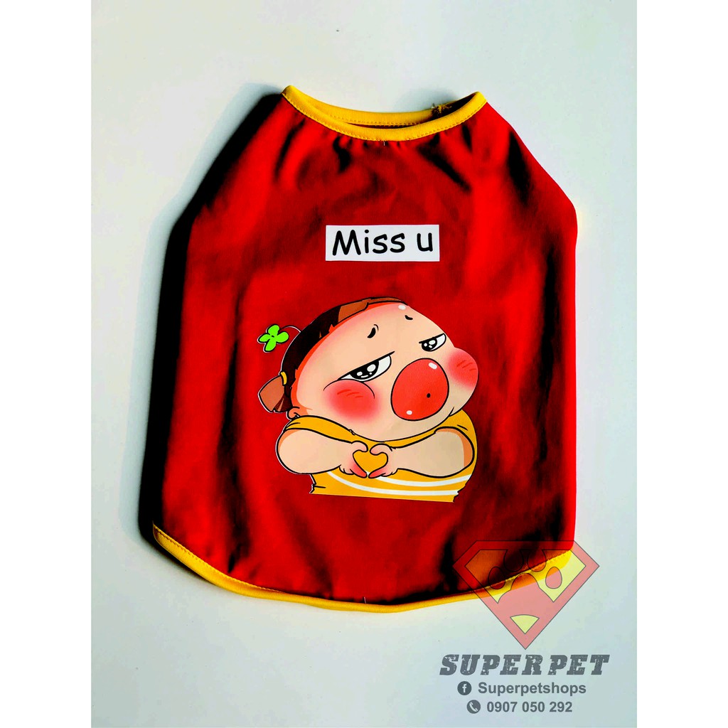 ÁO THÚ CƯNG HÌNH QUỲNH AKA MISS YOU GIÁ RẺ ĐÒNG GIÁ XXS ĐẾN L 29K