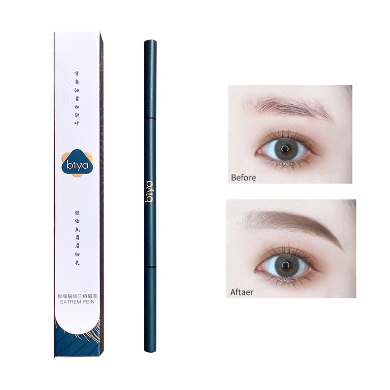 [Hàng mới về] Bút kẻ mày hai đầu siêu mịn chống thấm nước và mồ hôi không lem nhòe lâu trôi