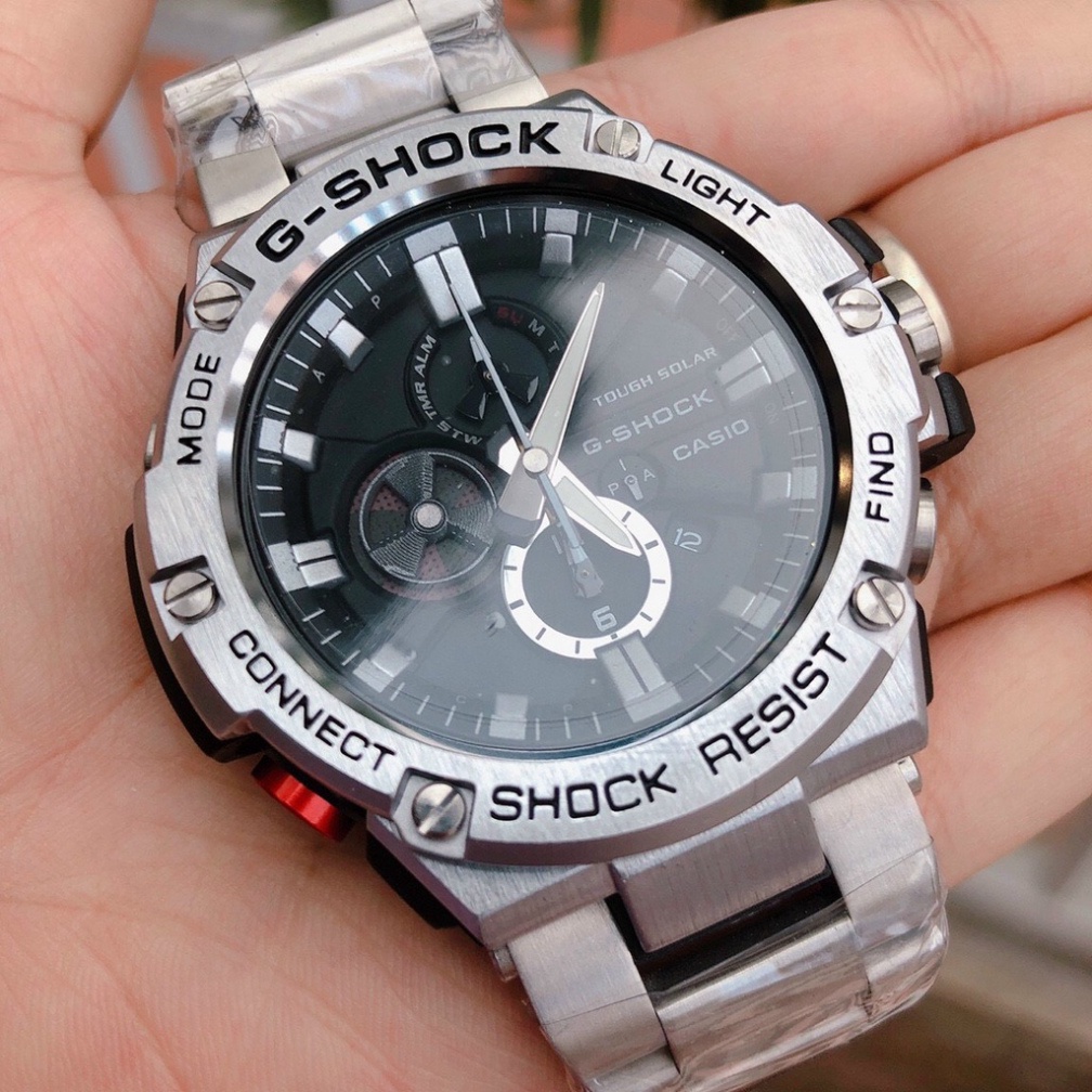 Đồng hồ nam G-shock vỏ thép GST B100 OneTime cực đẹp