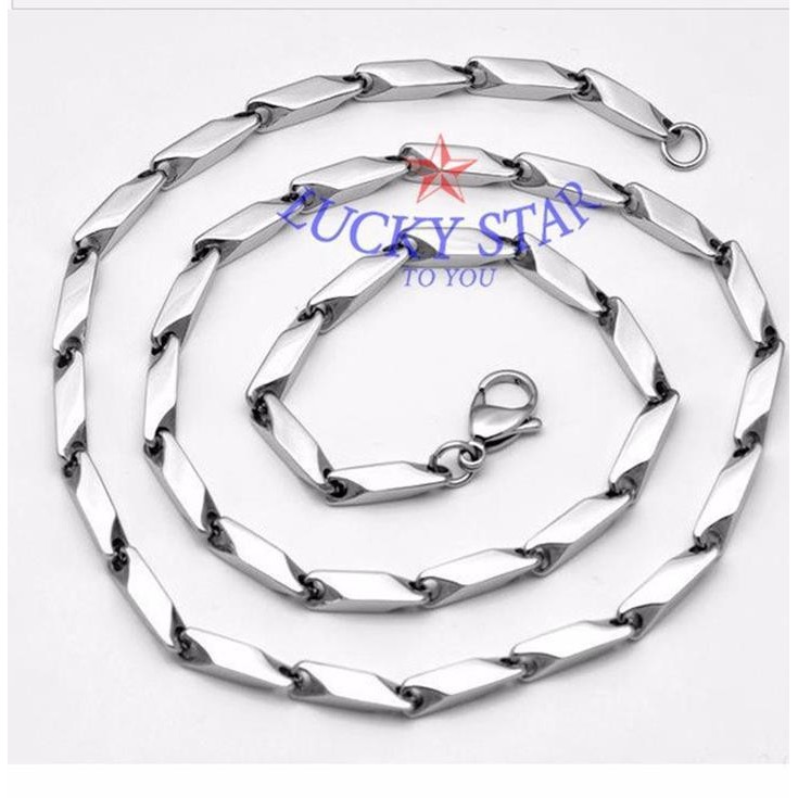 Dây chuyền nam tính inox không đen nam nữ thời trang