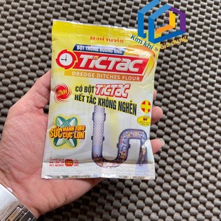 bột thông cống tictac/ men bể phốt tictac