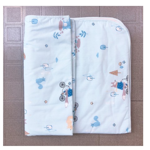 Tấm Lót Thảm Chống Thấm 3 Lớp Cho Bé Size Lớn 80x100cm