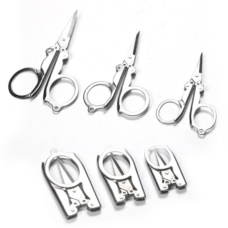 Kéo gấp bằng thép không gỉ tiện lợi cho văn phòng/ trường học