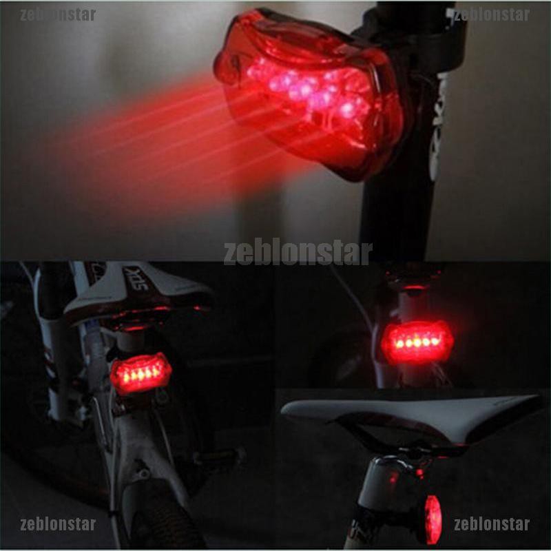 Đèn LED cảnh báo ban đêm gắn sau yên xe đạp chống nước