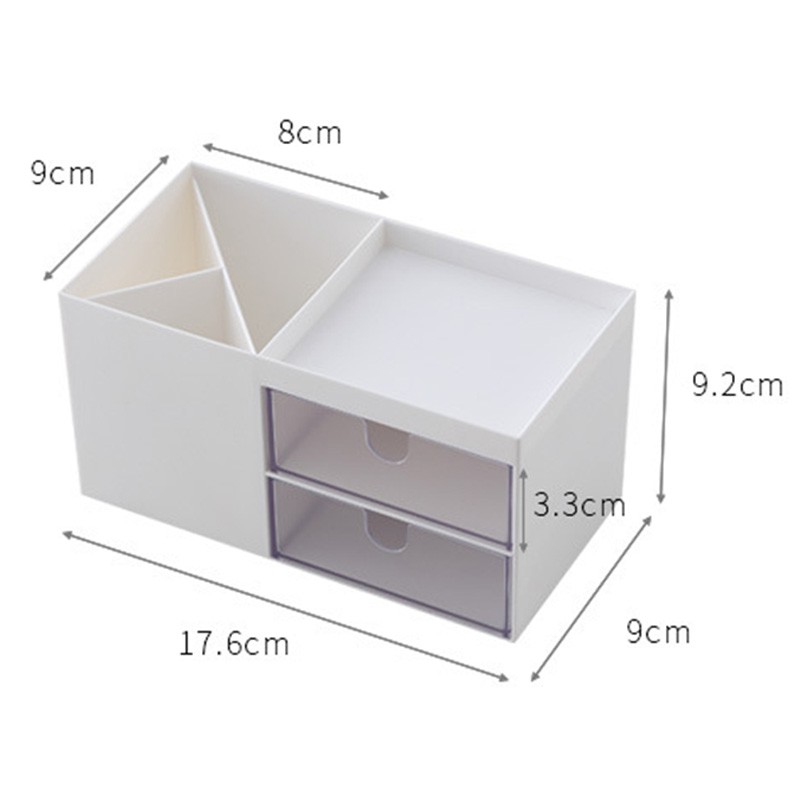 Hộp Đựng Bút Để Bàn Bằng Nhựa Màu Hồng #8