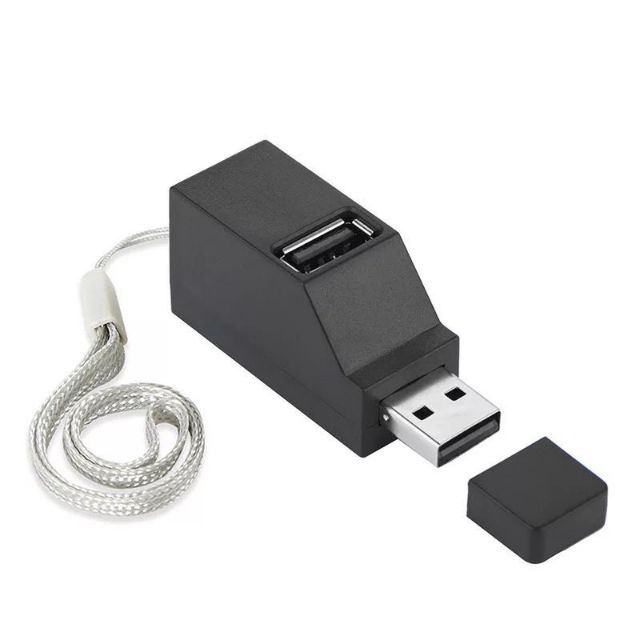 Bộ chia 3 cổng USB nhỏ gọn tiện dụng cho máy tính , laptop