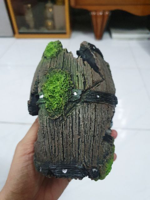 CẢNH LU NẰM TRANG TRÍ HỒ CÁ NON BỘ 15x9x9cm