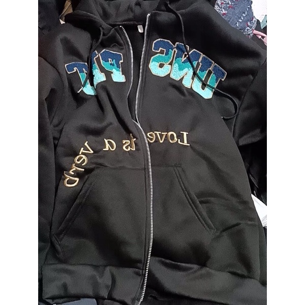 [Tạm ngưng OD] Áo Khoác Nỉ Hoodie chữ thêu nam nữ |kèm ảnh thật 100%| | BigBuy360 - bigbuy360.vn