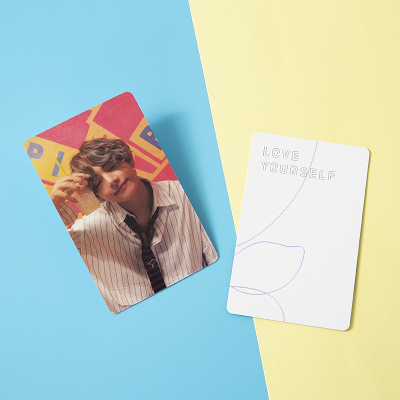 Thẻ Laser In Hình Nhóm Nhạc BTS Love Youself Her Photocard