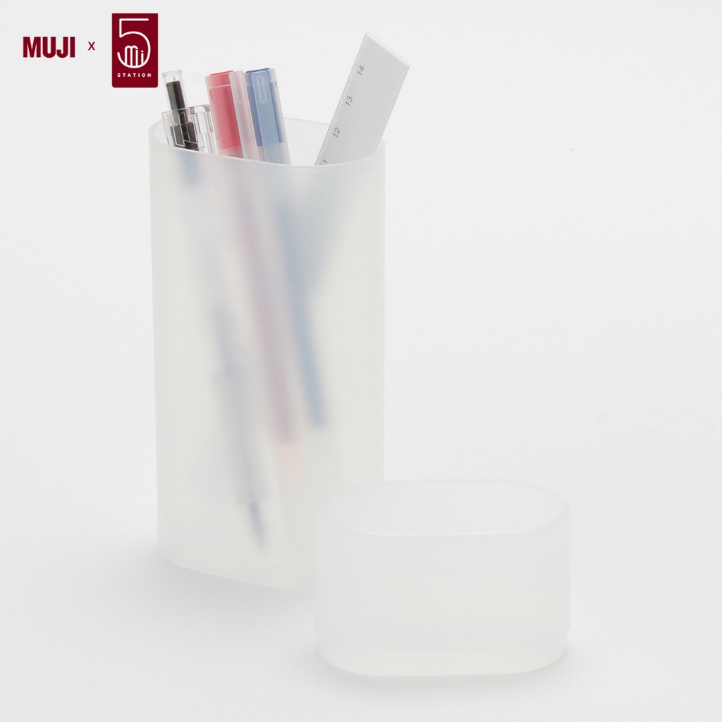 Hộp Đựng Bút Muji Dạng Ống - Hàng Chính Hãng