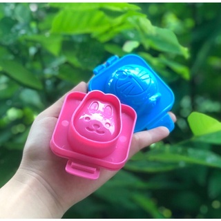 Khuôn làm cơm cho bé, khuôn cơm bento cho bé ăn dặm hình thỏ,oto, sao, tim, cá, gấu