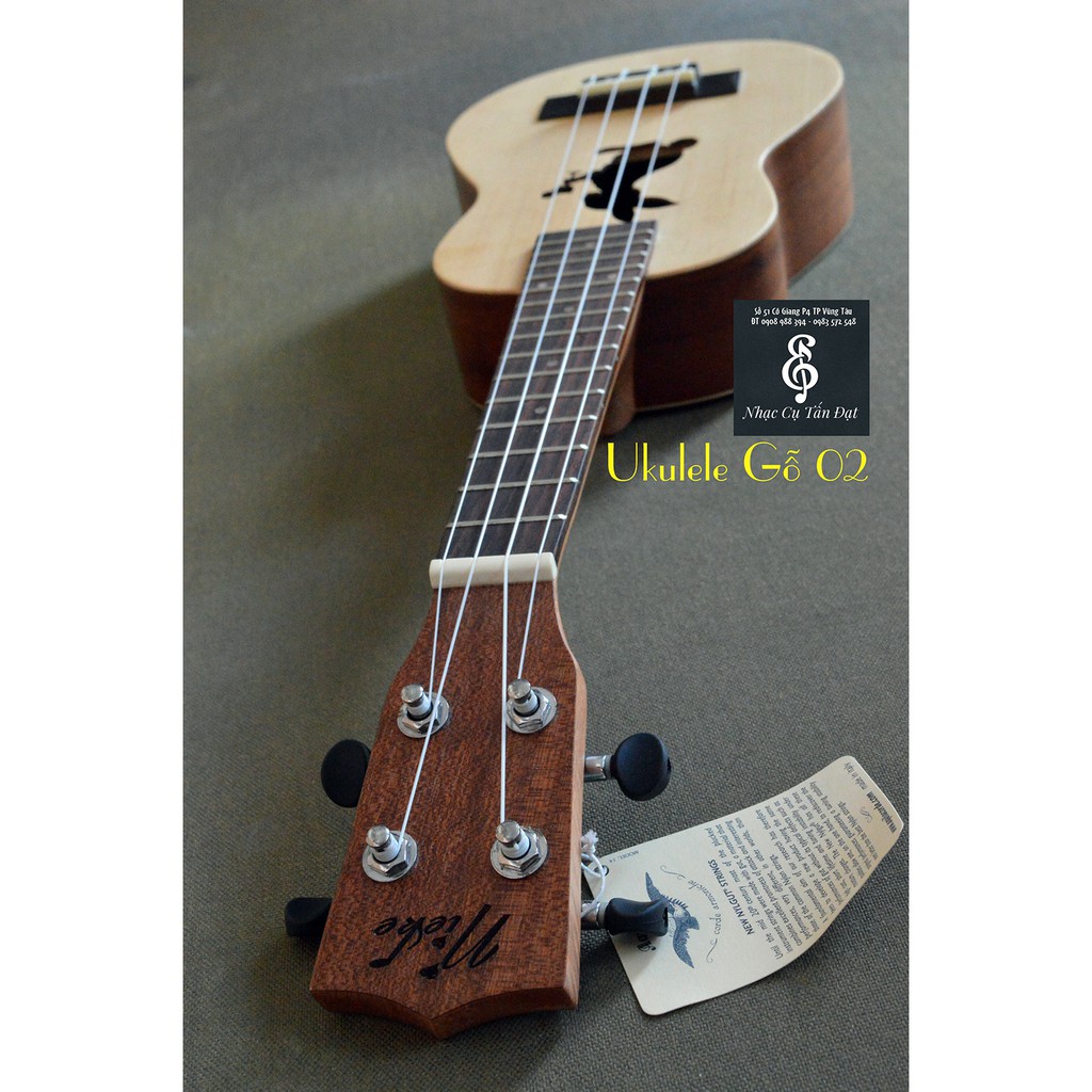 Đàn Ukulele Concert Gỗ nhập khẩu