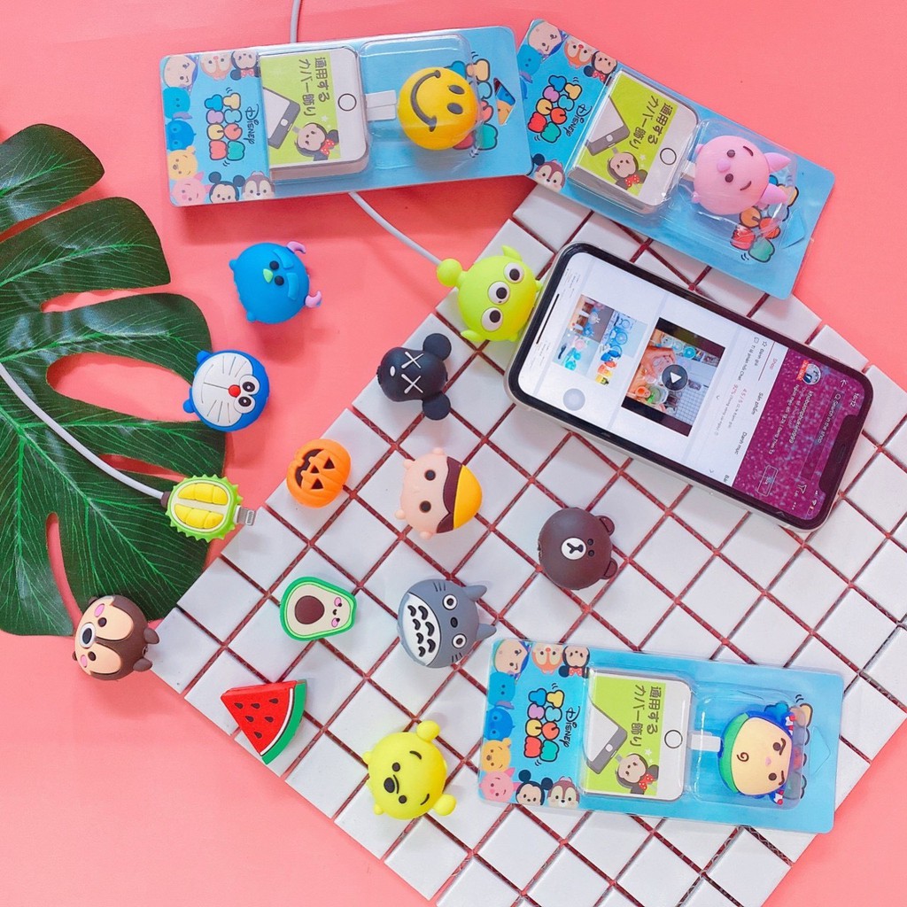 ❣️Có Ảnh+Video thật❣️Thú Ngậm Sạc - Phụ Kiện Silicon Bảo Vệ Đầu Cáp Sạc Tai nghe - Thú Gặm sạc❣️ | BigBuy360 - bigbuy360.vn