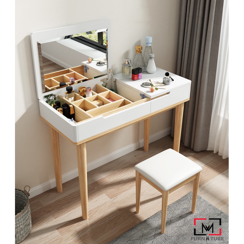 Bộ bàn trang điểm gỗ cao cấp - MW FURNITURE - Nội thất căn hộ