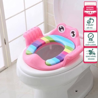 Bệ Xí Cho Trẻ Em Lót Bồn Cầu Thu Nhỏ Cho Bé ( free ship)