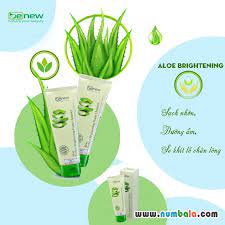 Sữa rửa mặt trắng da da Lô Hội - Benew Aloe Brightening 160ml