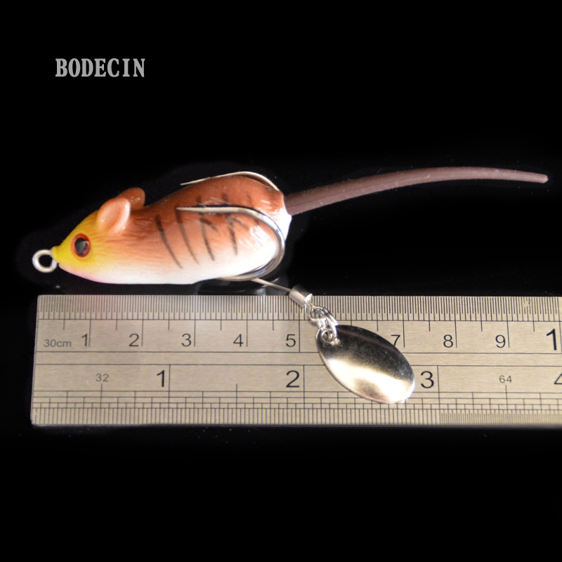 Mồi câu cá giả hình chú chuột 3D 5.5cm 10g