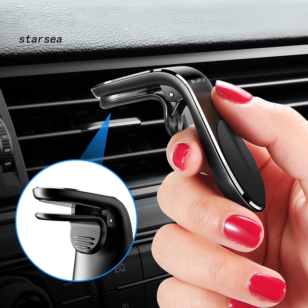 Giá Đỡ Điện Thoại Có Nam Châm Gắn Lỗ Thông Gió Xe Ô Tô 4-7inch | BigBuy360 - bigbuy360.vn