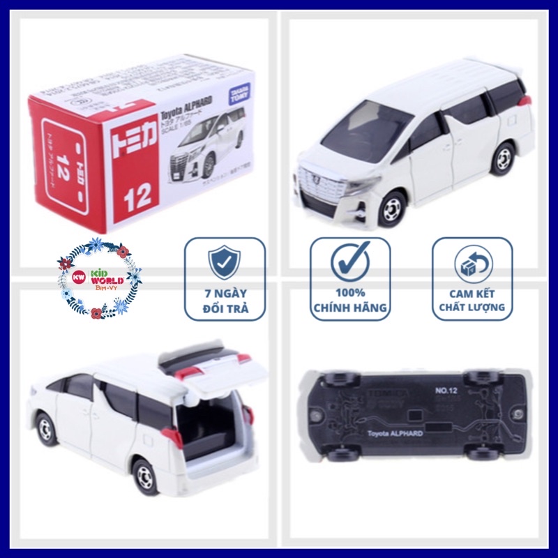 Xe mô hình Tomica Box Toyota Alphard. MS: 276. Tỷ lệ 1:65.