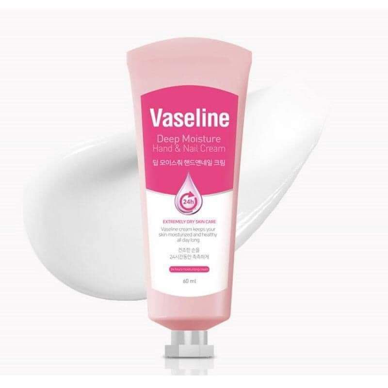 Kem dưỡng tay và móng Vaseline deep moisture hand & Nail cream 60ml