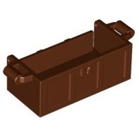 Lego Thùng đựng, rương kho báu / Lego Part 4738a, 62622: Container, Treasure Chest Bottom with Slots in Back