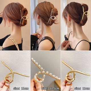 Kẹp tóc kim loại phong cách Hàn Quốc cỡ lớn