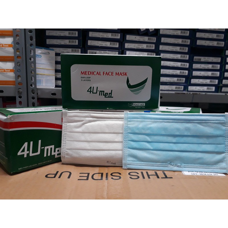 KHẨU TRANG Y TẾ 3 LỚP 4U-MED