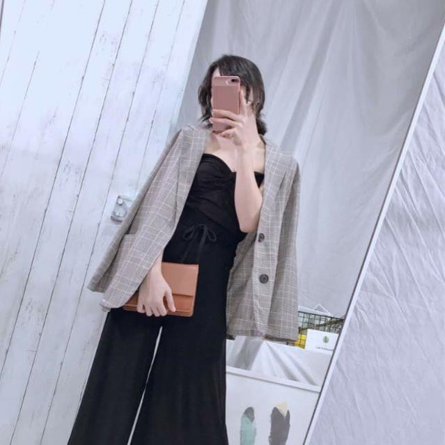 Áo khoác thời trang, Áo khoác blazer kẻ sọc mỏng ulzzang mặc là sang | BigBuy360 - bigbuy360.vn