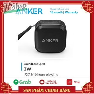 Loa bluetooth SoundCore Sport 3W (by ANKER) - Loa Anker A3182 - Hàng Chính Hãng