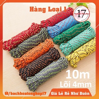 Dây dù đa năng dài 10m dùng để cắm trại loi 4mm