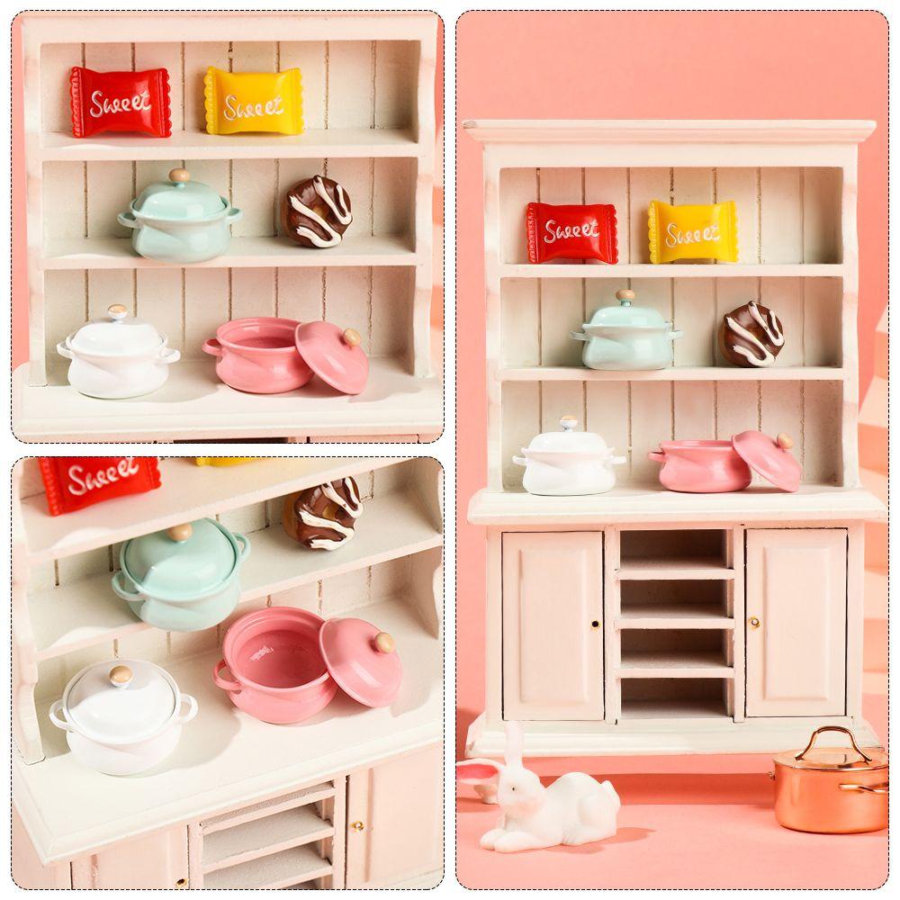 BEBETTERM Nồi Nấu Ăn Đồ Chơi Cho Nhà Búp Bê Ốp