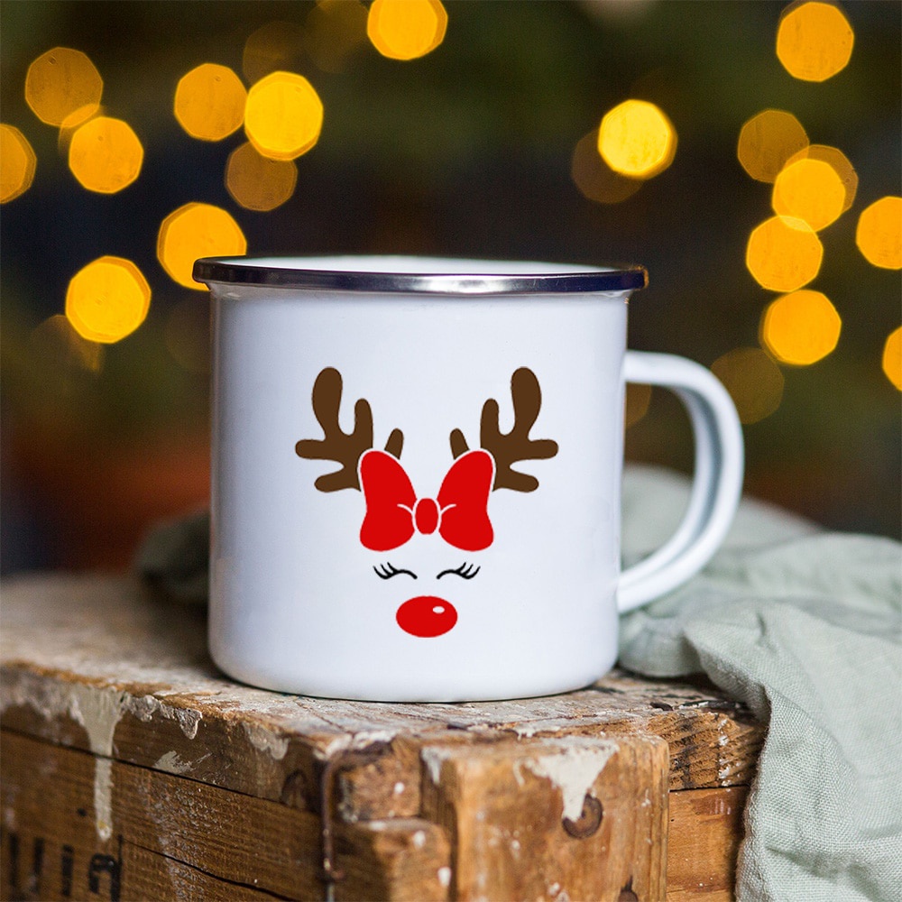 Tuần Lộc & Giáng Sinh Cốc Nước Nóng / Socola Hình Ông Già Noel
