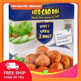 Hộp thịt heo viên 3 phút Heo Cao Bồi Masan 200g